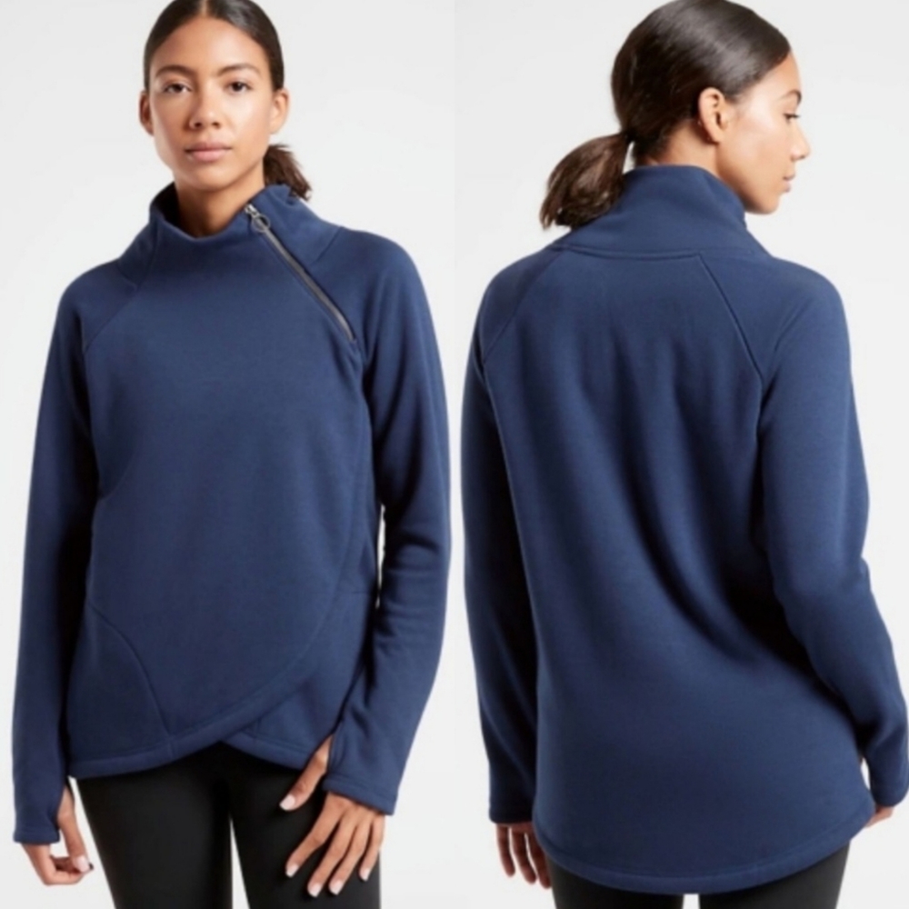 Athleta Navy Blue Women's Sweatshirt
